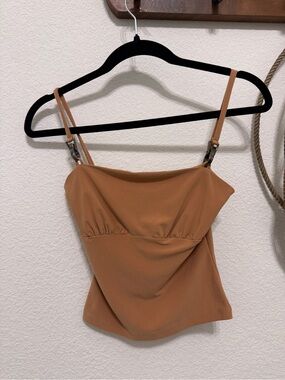 Vintage Y2K Codigo U.S.A. Camel Tan Cami Tank Top
